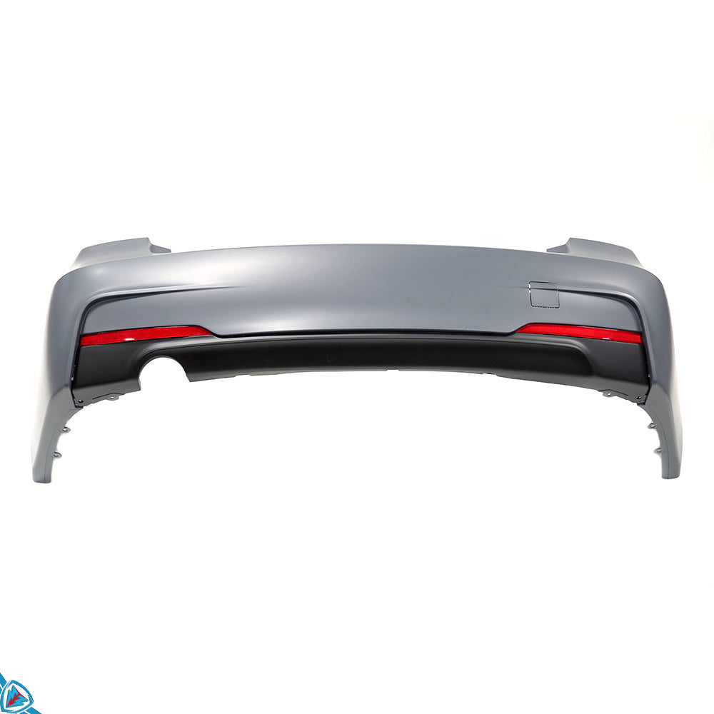 2012-2018 BMW 3 Series (F30) M Sport Style Polypropylene Rear Bumper Conversion Kit | E3Tuning