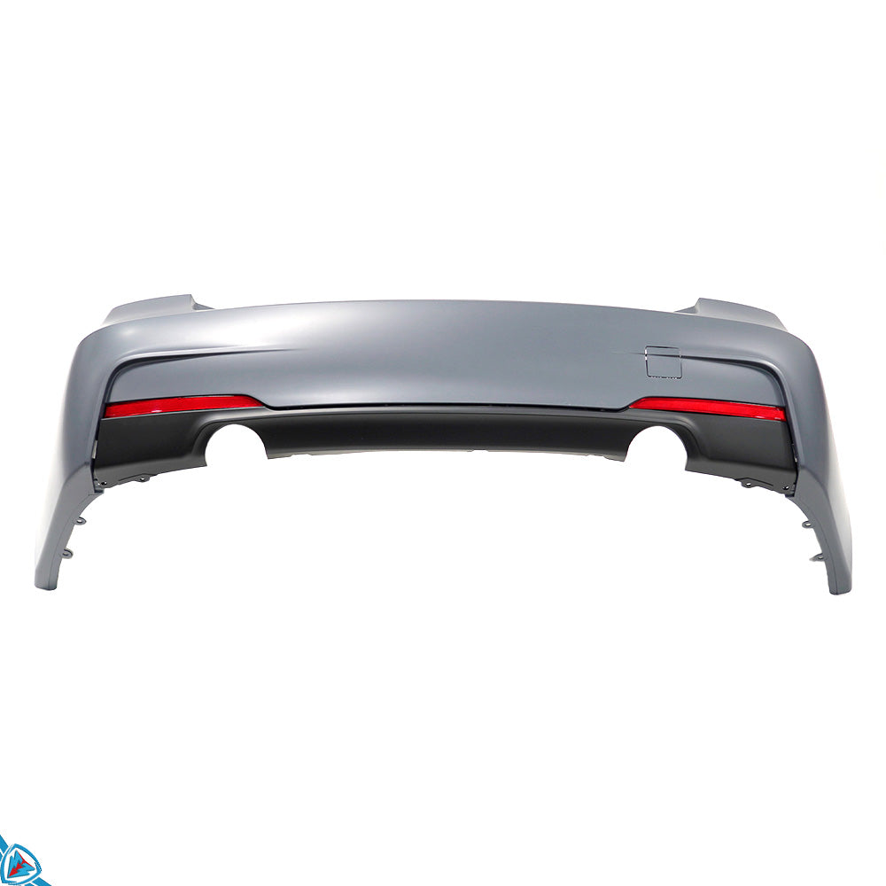 2012-2018 BMW 3 Series (F30) M Sport Style Polypropylene Rear Bumper Conversion Kit | E3Tuning