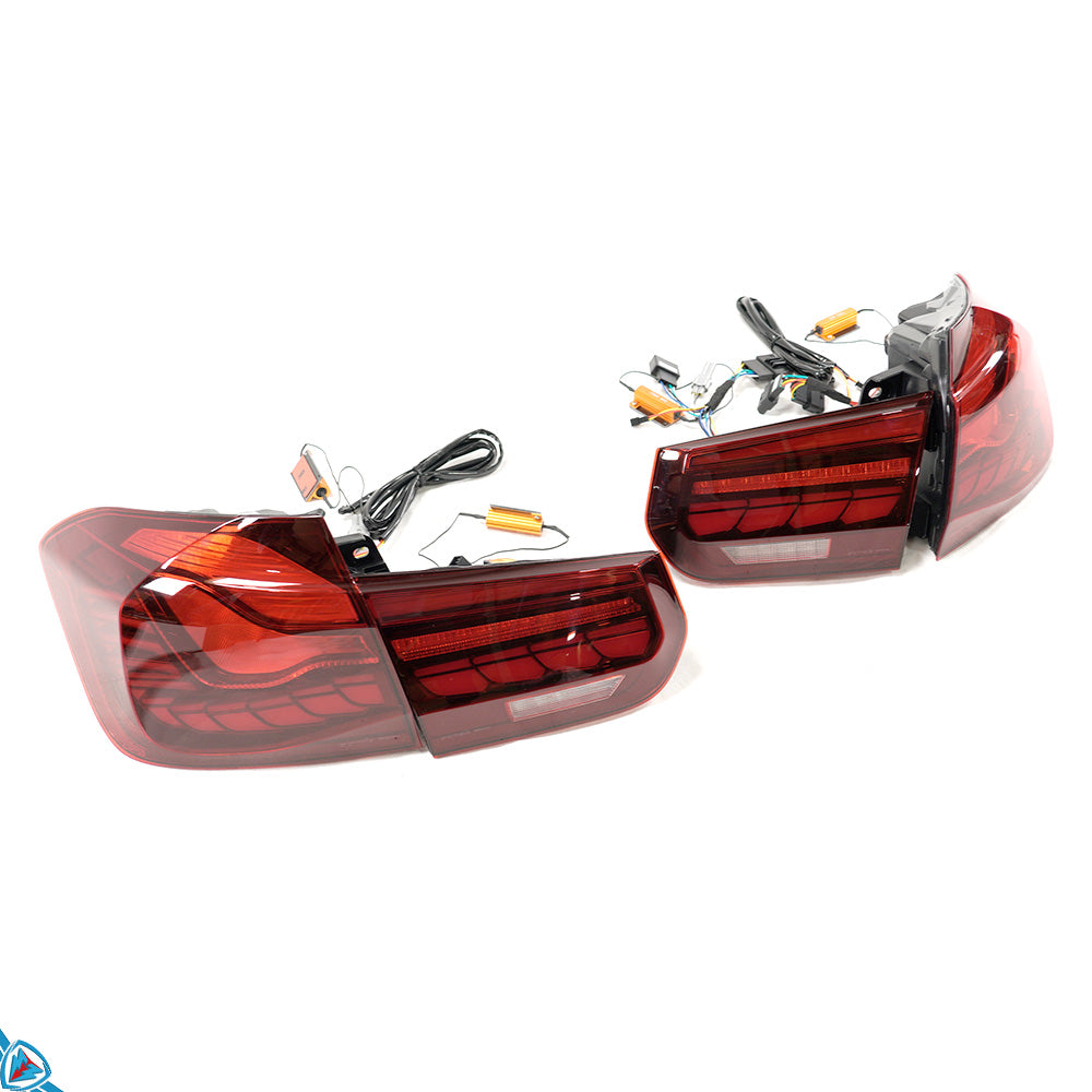 2012-2018 BMW 3 Series & M3 (F30/F80) GTS Style OLED Tail Lights | Visions by E3Tuning