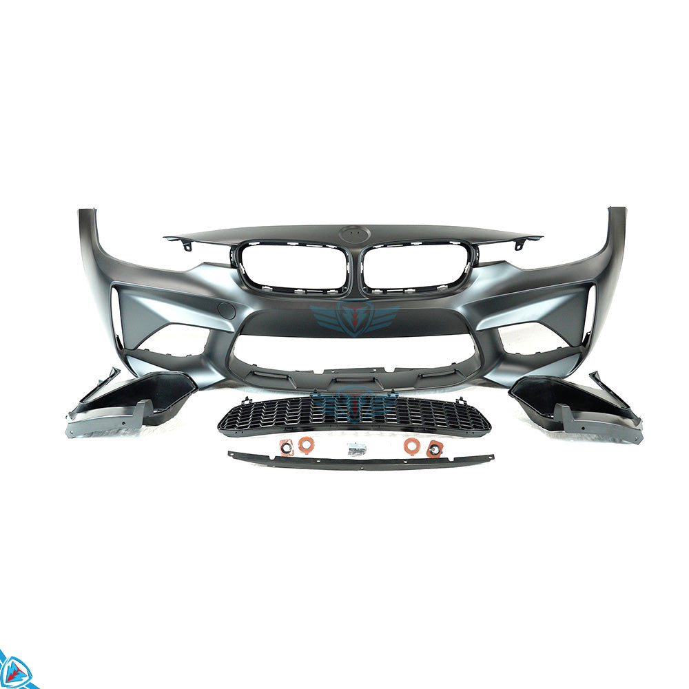 2012-2018 BMW 3 Series (F30/F31) M2 Style Polypropylene Front Bumper Conversion Kit | E3Tuning
