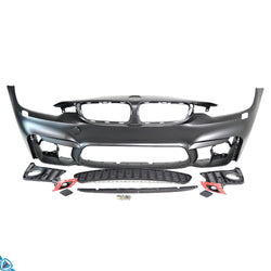 2014-2020 BMW 4 Series (F32/F33/F36) M4 Style Polypropylene Front Bumper Conversion Kit | E3Tuning