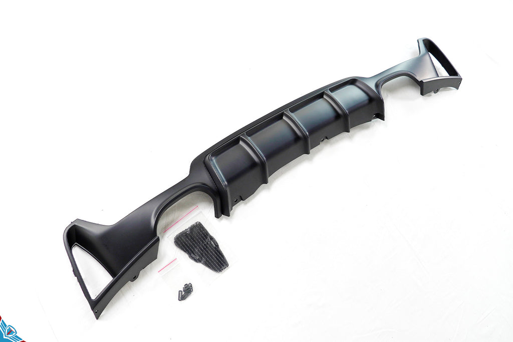2014-2020 BMW 4 Series (F32/F33/F36) M Performance Style Polypropylene Rear Diffuser | E3Tuning