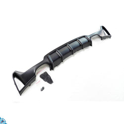 2014-2020 BMW 4 Series (F32/F33/F36) M Performance Style Polypropylene Rear Diffuser | E3Tuning