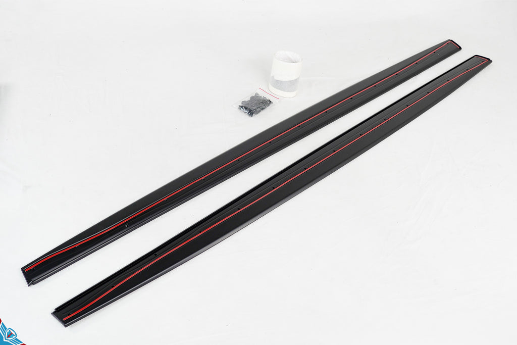 2014-2020 BMW 4 Series (F32/F33) M Performance Style Polypropylene Side Skirt Extensions | E3Tuning