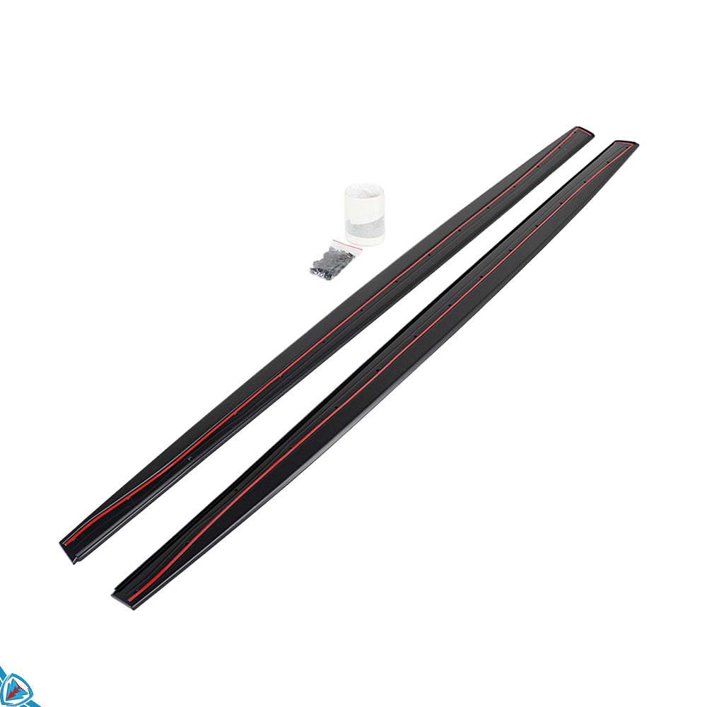 2014-2020 BMW 4 Series (F32/F33) M Performance Style Polypropylene Side Skirt Extensions | E3Tuning