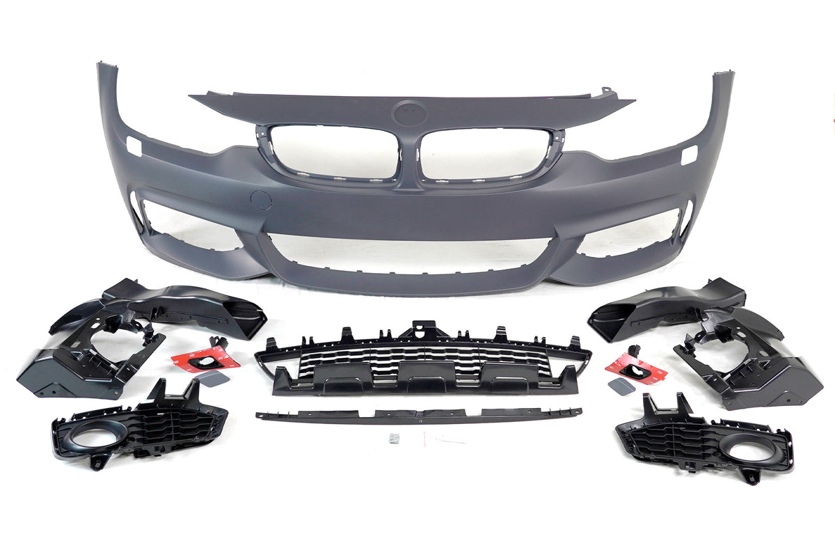 2014-2020 BMW 4 Series (F32/F33/F36) M Sport Style Front Bumper Conversion Kit