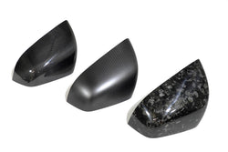 2016-2026 Tesla Model X OEM Design Dry Carbon Fiber Mirror Cover Overlays | FYBR Aerodynamics