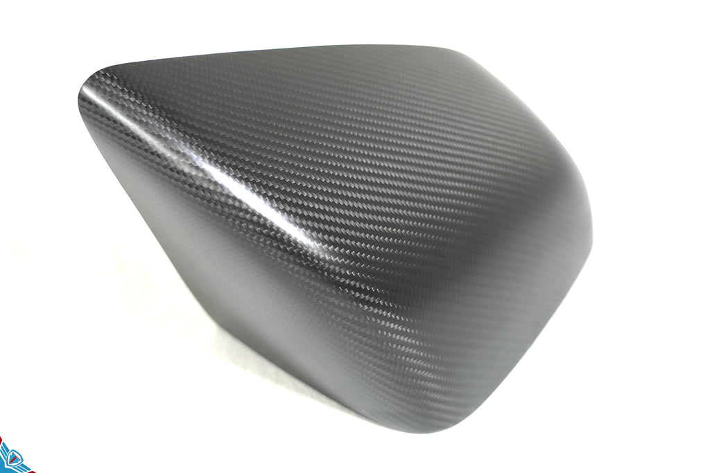 2016-2026 Tesla Model X OEM Design Dry Carbon Fiber Mirror Cover Overlays | FYBR Aerodynamics