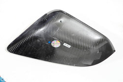 2016-2026 Tesla Model X OEM Design Dry Carbon Fiber Mirror Cover Overlays | FYBR Aerodynamics