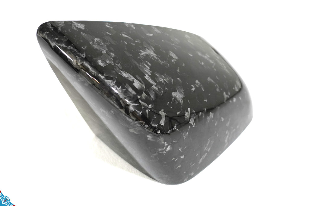 2016-2026 Tesla Model X OEM Design Dry Carbon Fiber Mirror Cover Overlays | FYBR Aerodynamics
