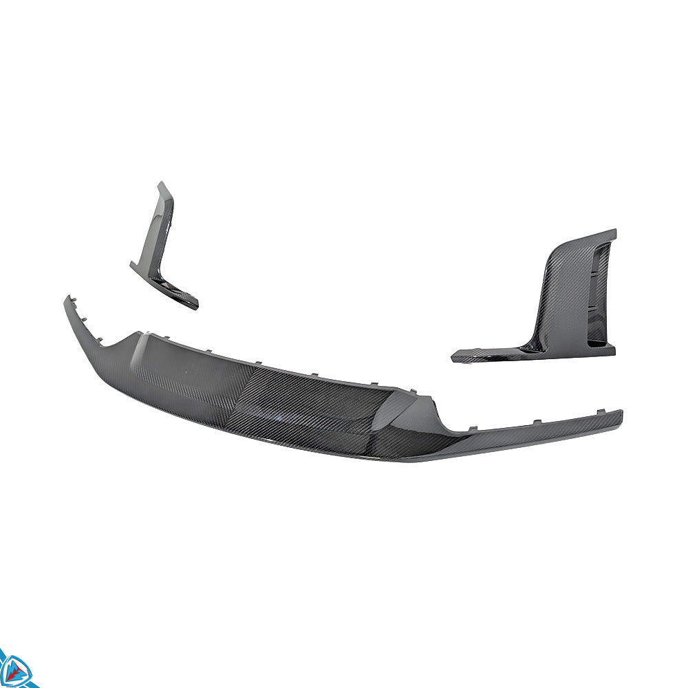 2017-2025 Porsche 718 Boxster & Cayman (982) GT4 RS Style Dry Carbon Fiber Front Lip for GT4 Conversion Bumper | FYBR Aerodynamics