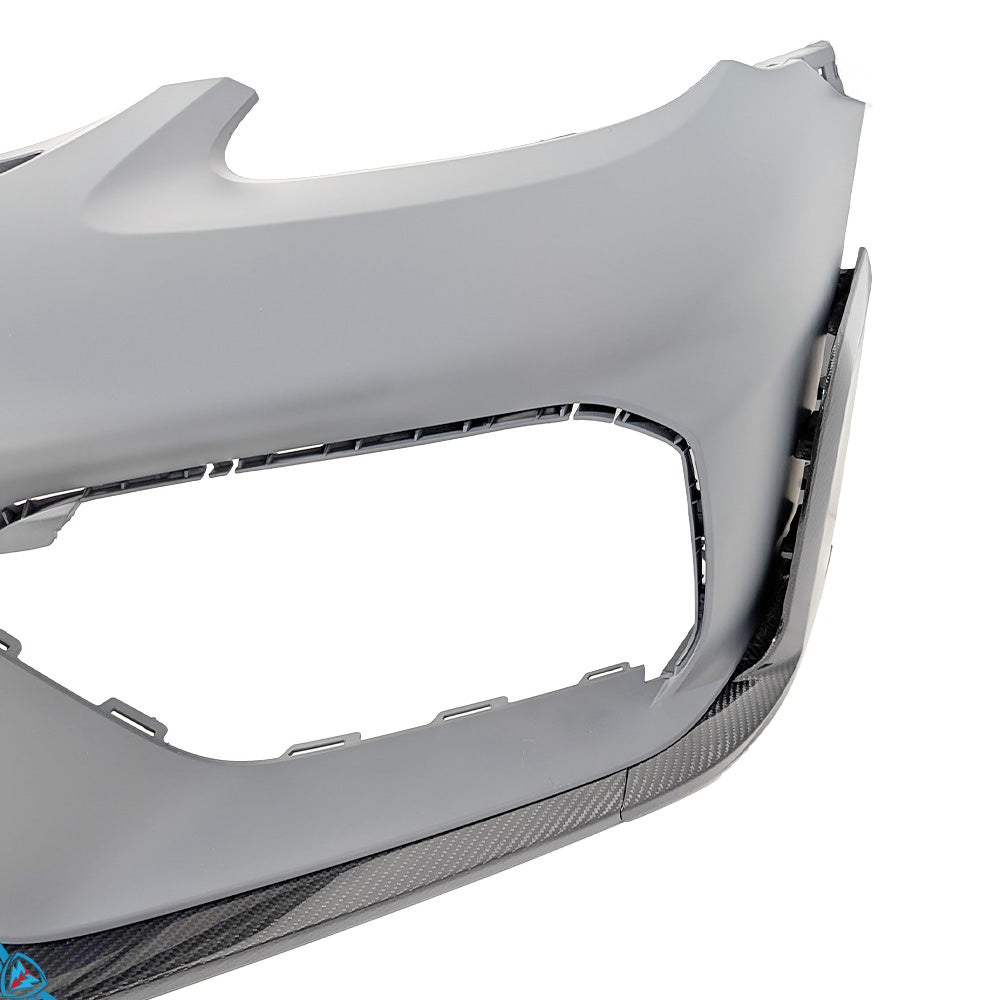 2017-2025 Porsche 718 Boxster & Cayman (982) GT4 RS Style Dry Carbon Fiber Front Lip for GT4 Conversion Bumper | FYBR Aerodynamics