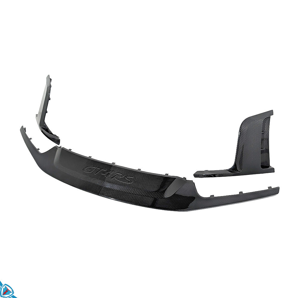 2017-2025 Porsche 718 Boxster & Cayman (982) GT4 RS Style Dry Carbon Fiber Front Lip for GT4 Conversion Bumper | FYBR Aerodynamics
