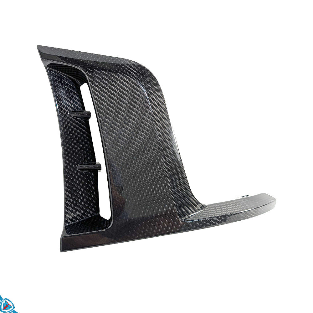 2017-2025 Porsche 718 Boxster & Cayman (982) GT4 RS Style Dry Carbon Fiber Front Lip for GT4 Conversion Bumper | FYBR Aerodynamics