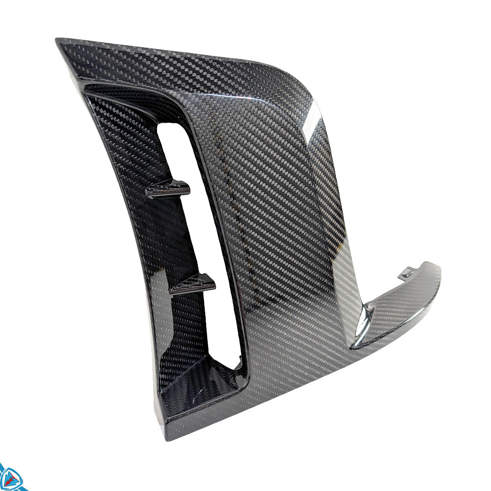 2017-2025 Porsche 718 Boxster & Cayman (982) GT4 RS Style Dry Carbon Fiber Front Lip for GT4 Conversion Bumper | FYBR Aerodynamics