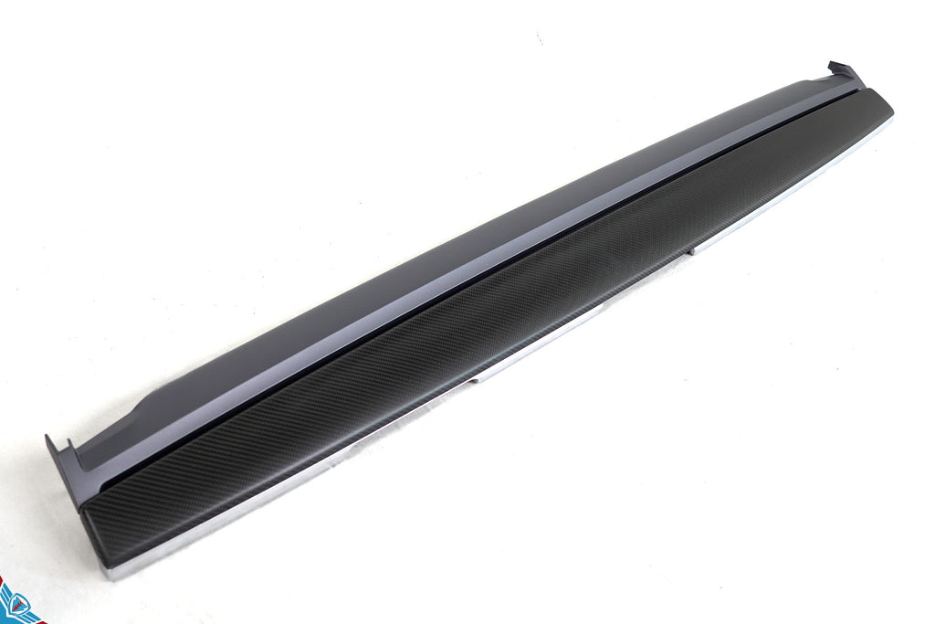 2017-2023 Tesla Model 3 & Model Y (1st-Gen) Matte Carbon Fiber Dashboard & Front Door Trim Replacement Kit | FYBR Aerodynamics