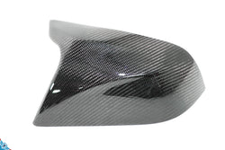 2017-2023 Tesla Model 3 (MK1) Bull Horn Carbon Fiber Mirror Covers | FYBR Aerodynamics