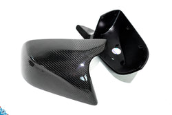 2017-2023 Tesla Model 3 (MK1) Bull Horn Carbon Fiber Mirror Covers | FYBR Aerodynamics