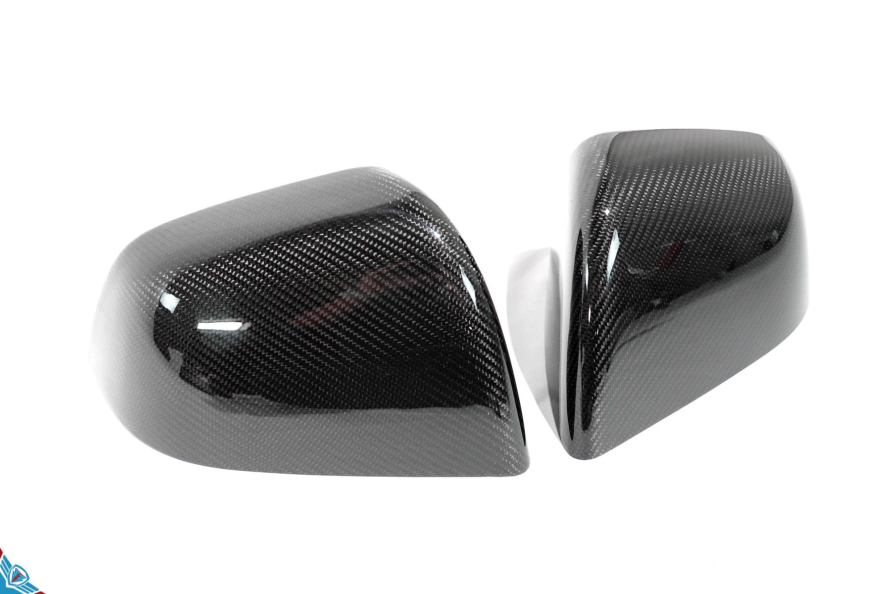 Tesla Model Y Full OEM Replacement DRY Carbon Fiber Mirror Covers [Various Finishes] | FYBR Aerodynamics