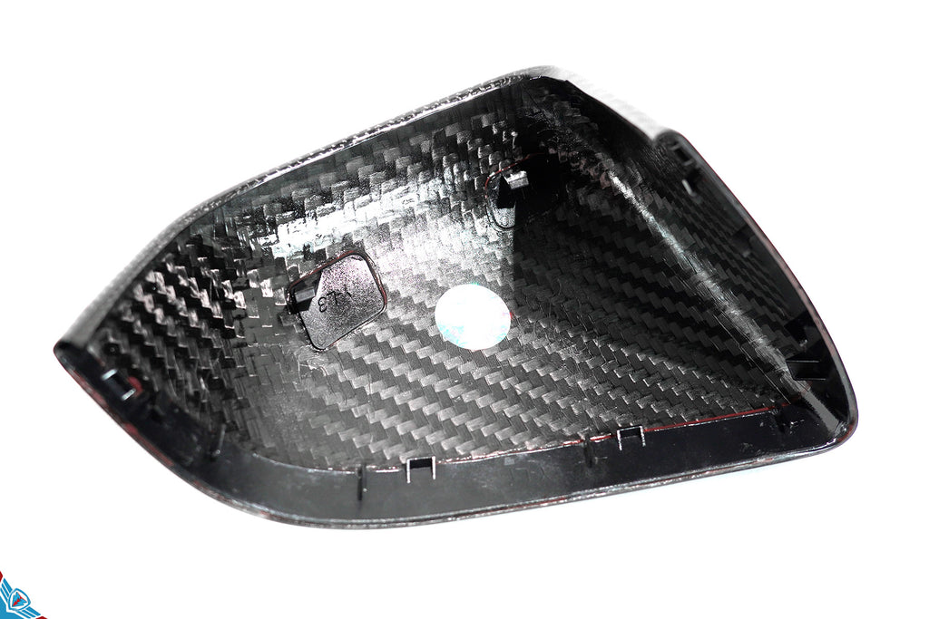 2020-2026 Tesla Model Y (1st-Gen) OEM Style Dry Carbon Fiber Mirror Covers | FYBR Aerodynamics
