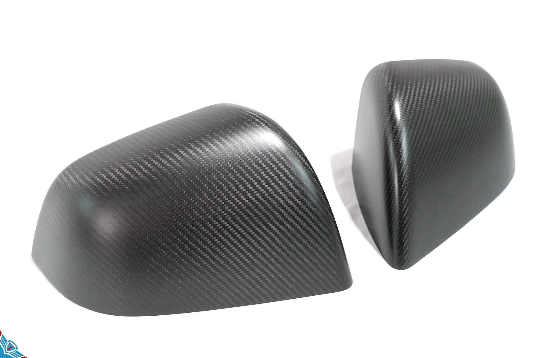 Tesla Model Y Full OEM Replacement DRY Carbon Fiber Mirror Covers [Various Finishes] | FYBR Aerodynamics