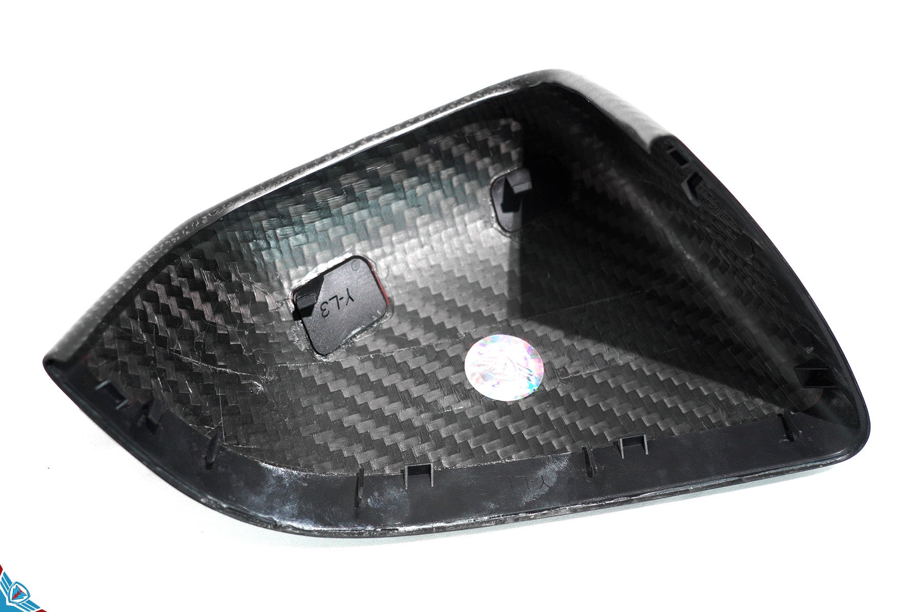 Tesla Model Y Full OEM Replacement DRY Carbon Fiber Mirror Covers [Various Finishes] | FYBR Aerodynamics