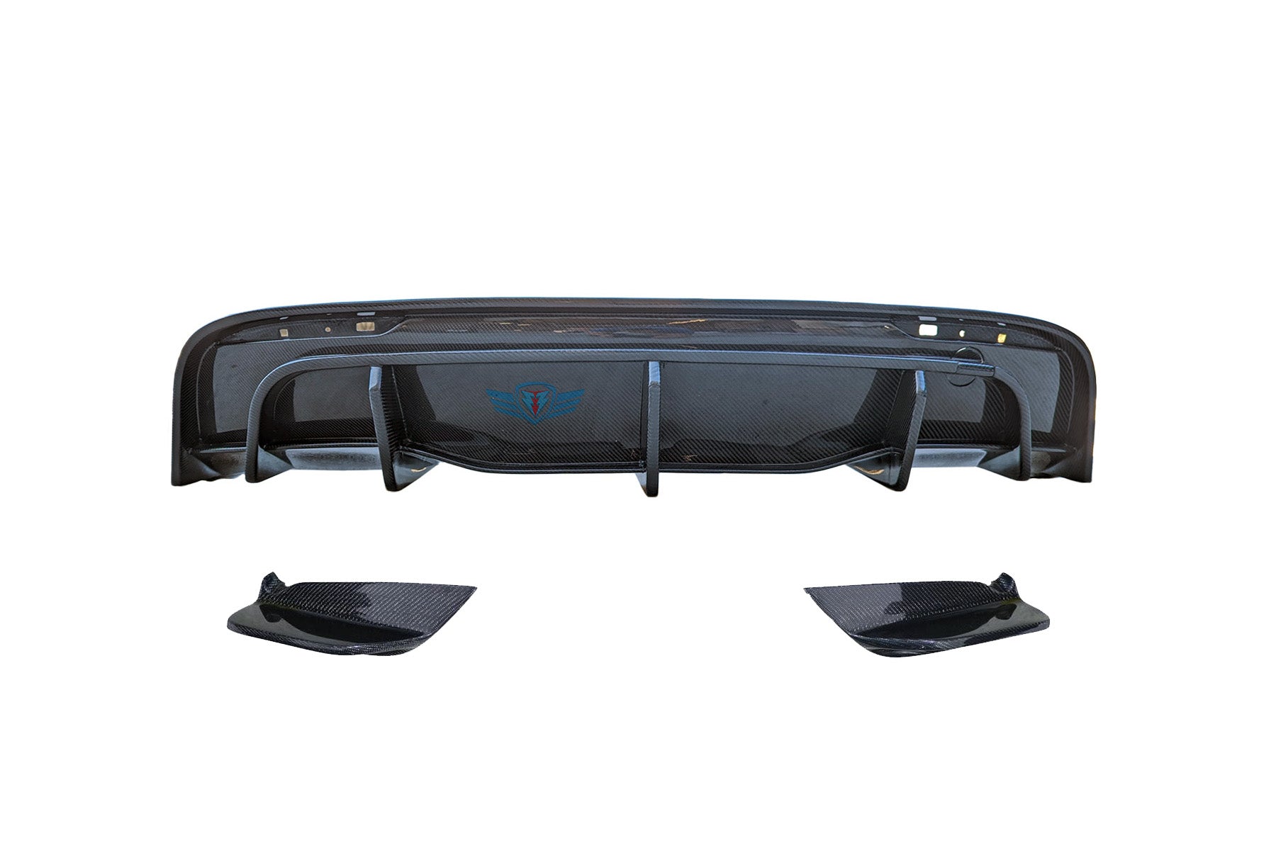 2020-2025 Tesla Model Y (1st Gen) SHX Style Carbon Fiber Rear Diffuser | FYBR Aerodynamics Secondary image