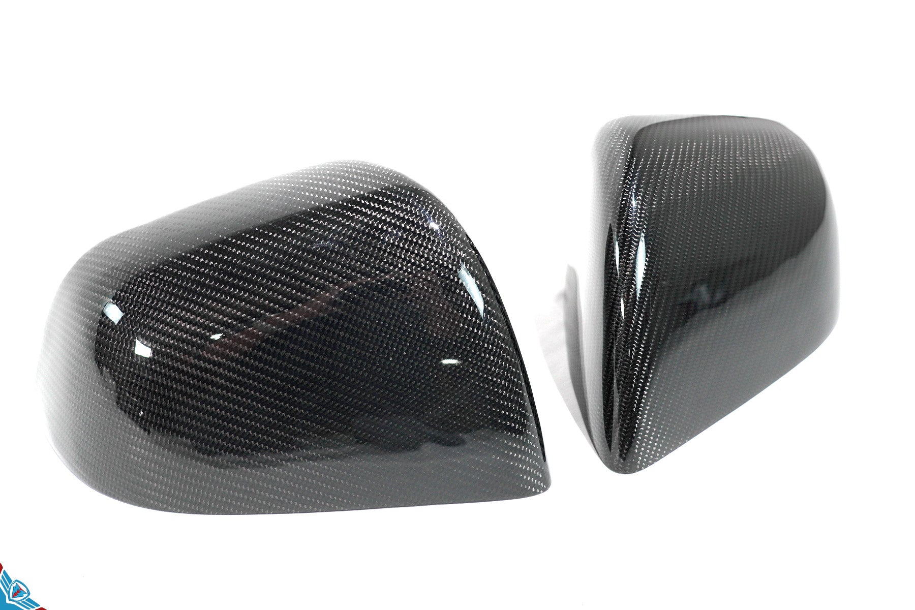 Tesla Model Y Full OEM Replacement Carbon Fiber Mirror Covers [Various Finishes] | FYBR Aerodynamics Secondary image