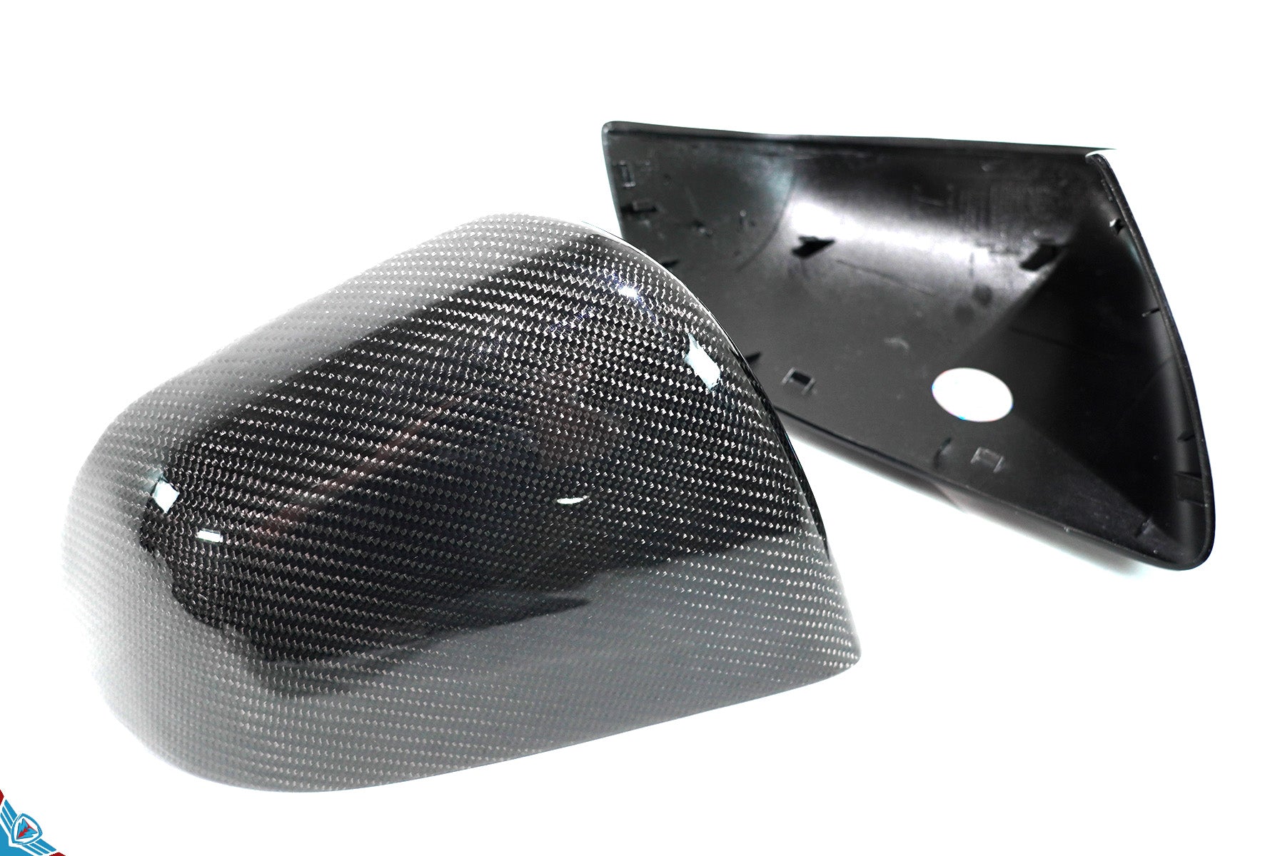 2020-2026 Tesla Model Y (1st-Gen) OEM Replacement Style Carbon Fiber Mirror Covers | FYBR Aerodynamics