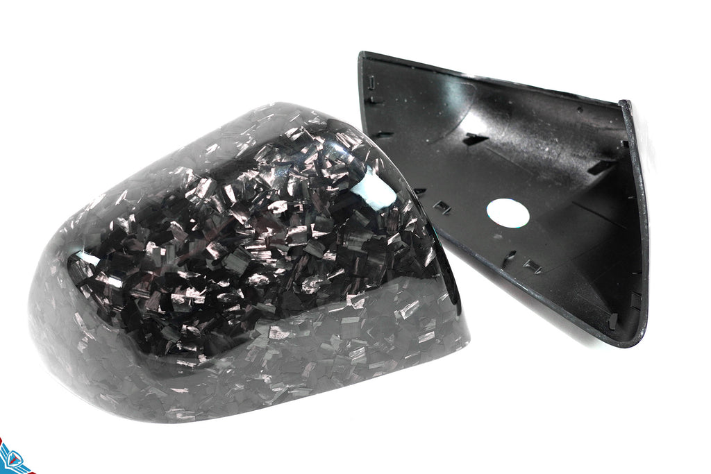 2020-2026 Tesla Model Y (1st-Gen) OEM Replacement Style Carbon Fiber Mirror Covers | FYBR Aerodynamics