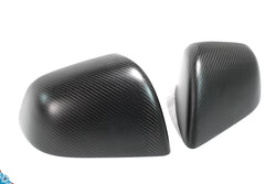 2020-2026 Tesla Model Y (1st-Gen) OEM Replacement Style Carbon Fiber Mirror Covers | FYBR Aerodynamics