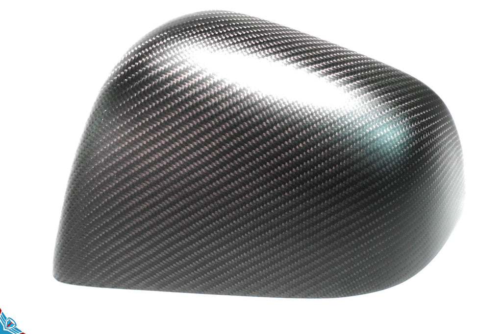 2020-2026 Tesla Model Y (1st-Gen) OEM Replacement Style Carbon Fiber Mirror Covers | FYBR Aerodynamics