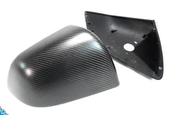 2020-2026 Tesla Model Y (1st-Gen) OEM Replacement Style Carbon Fiber Mirror Covers | FYBR Aerodynamics