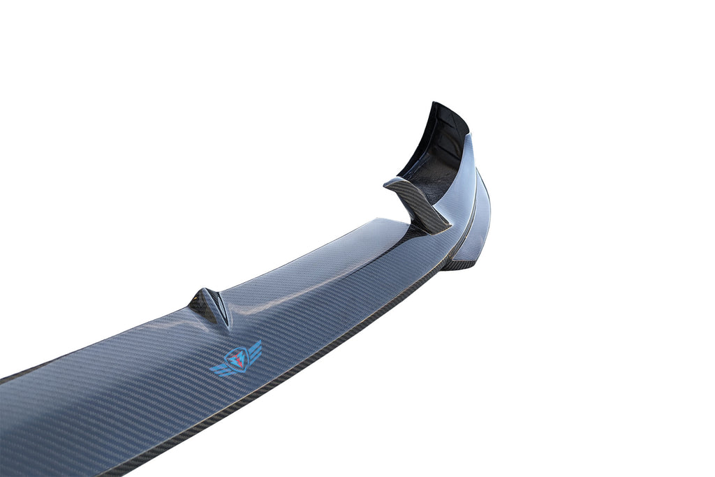 2020-2025 Tesla Model Y (1st Gen) SHX Genuine Carbon Fiber Front Lip | FYBR Aerodynamics