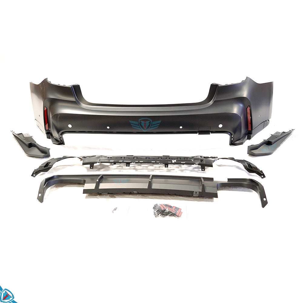 2019-2022 BMW 3 Series Pre-LCI (G20) M3 Style Polypropylene Rear Bumper Conversion Kit | E3Tuning