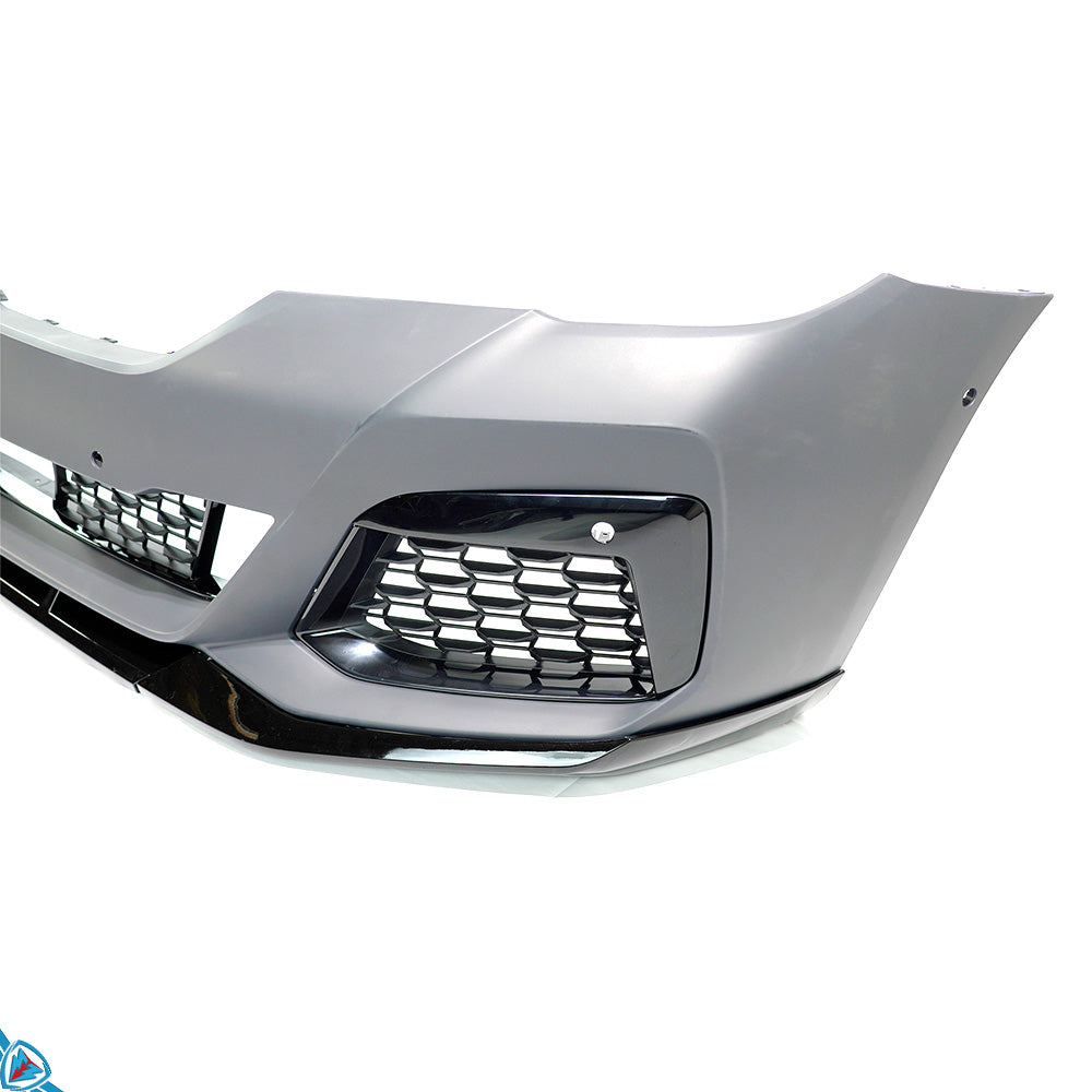 2021-2023 BMW 5 Series LCI (G30/G31) M Performance Style Gloss Black Front Lip | E3Tuning