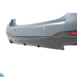 2021-2023 BMW 5 Series LCI (G30) M Sport Style Polypropylene Rear Bumper Conversion Kit | E3Tuning