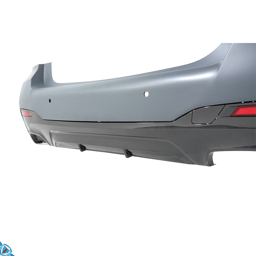 2021-2023 BMW 5 Series LCI (G30) M Sport Style Polypropylene Rear Bumper Conversion Kit | E3Tuning