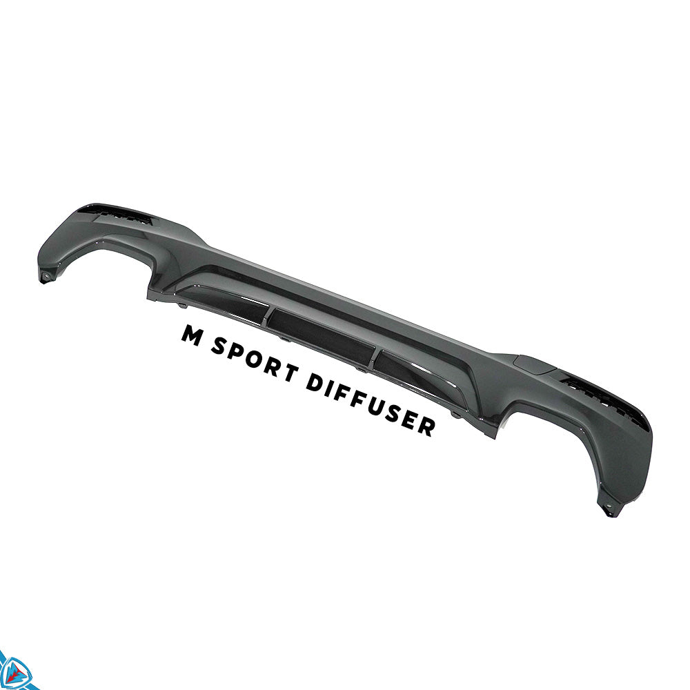 2021-2023 BMW 5 Series LCI (G30) M Sport Style Polypropylene Rear Bumper Conversion Kit | E3Tuning