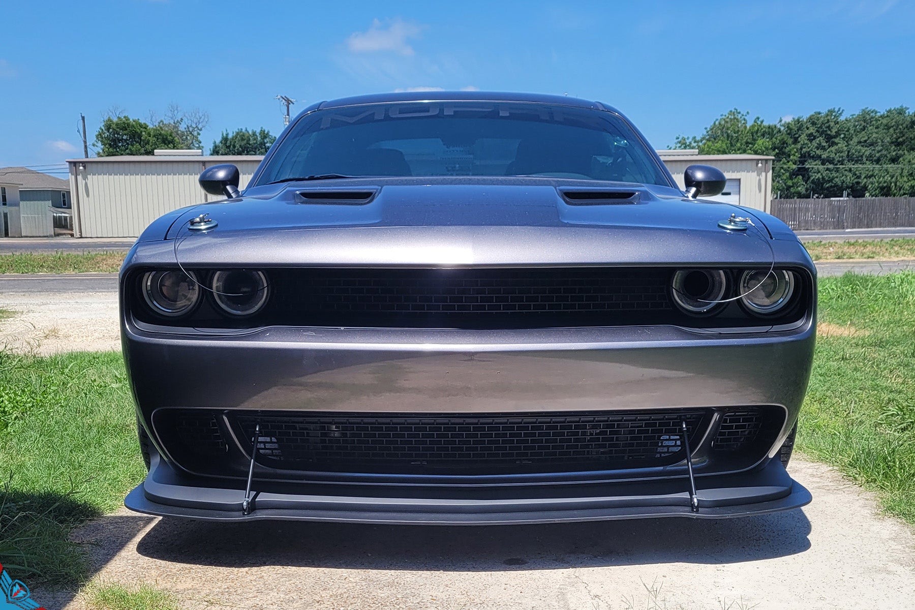 2015-2023 Dodge Challenger (MK3) SRT Hellcat Style Front Bumper Conversion Kit Secondary image