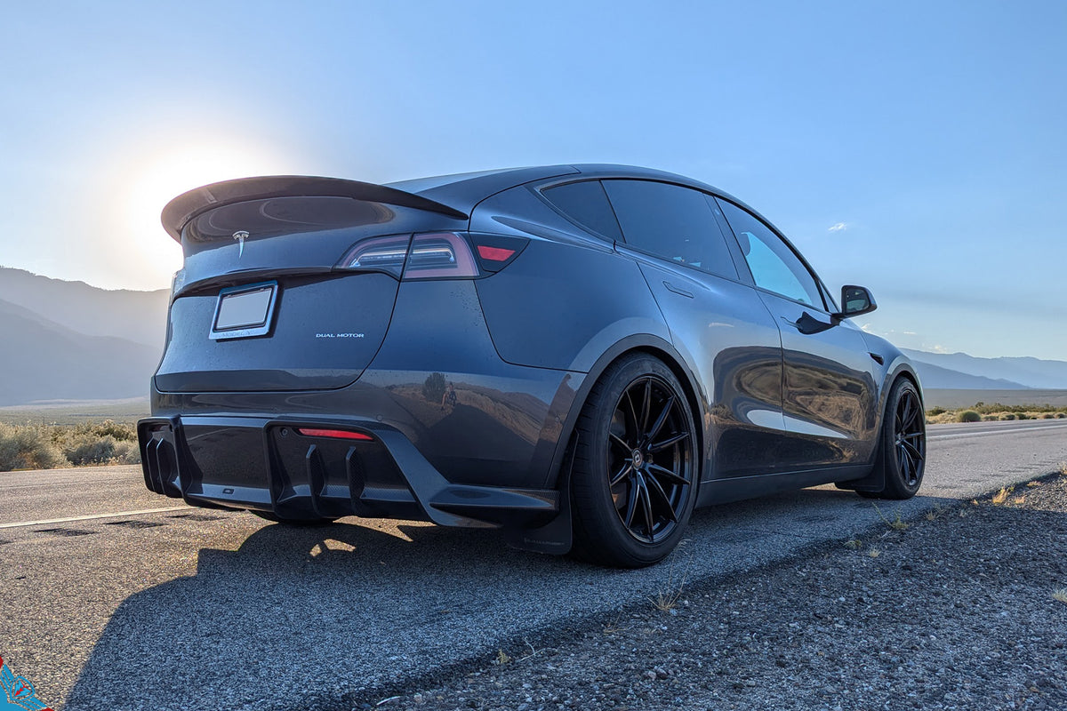 Tesla Model Y (MK1) AGX Dry Carbon Trunk Spoiler FYBR Aero
