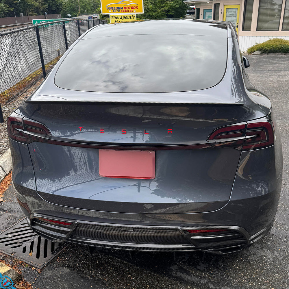 Tesla Model Y (MK1) EVF Dry Carbon Fiber Rear Diffuser