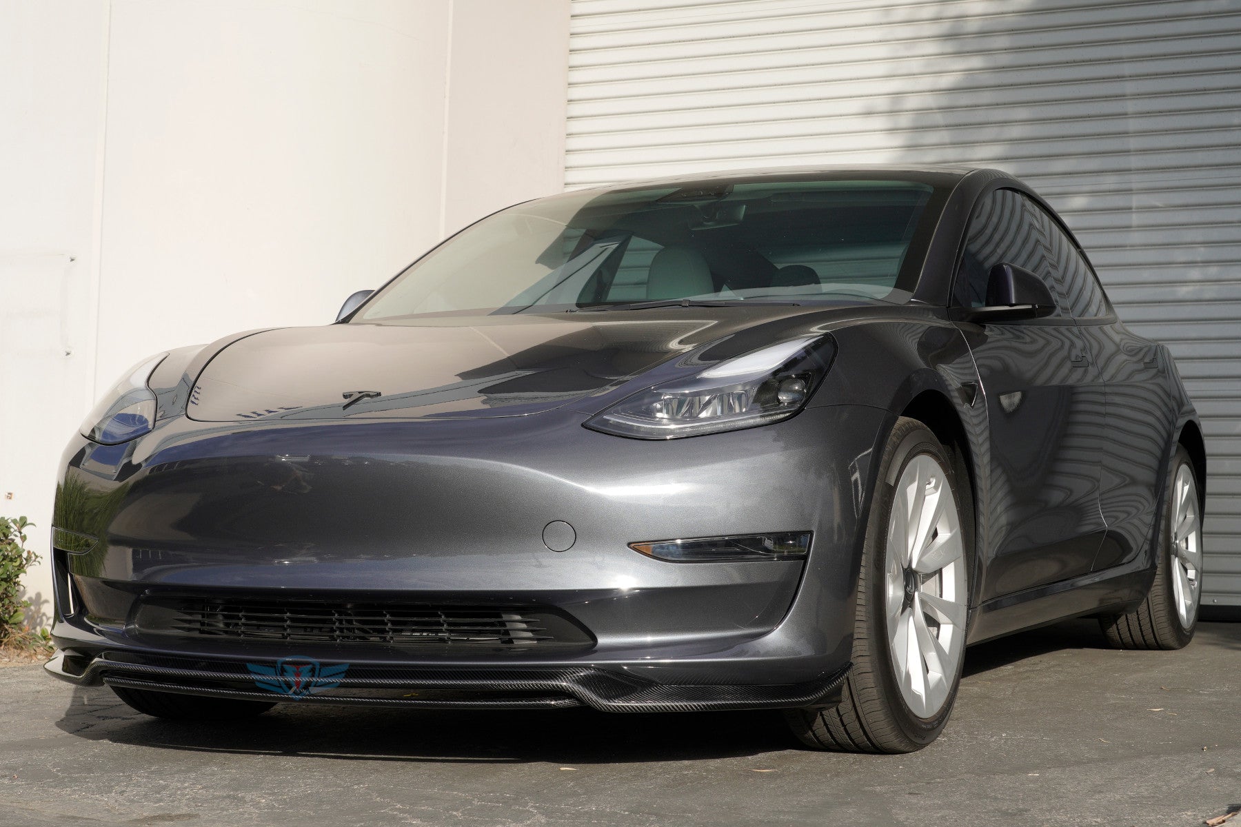 2017-2023 Tesla Model 3 (MK1) ATS Style Carbon Fiber Front Lip | FYBR Aerodynamics