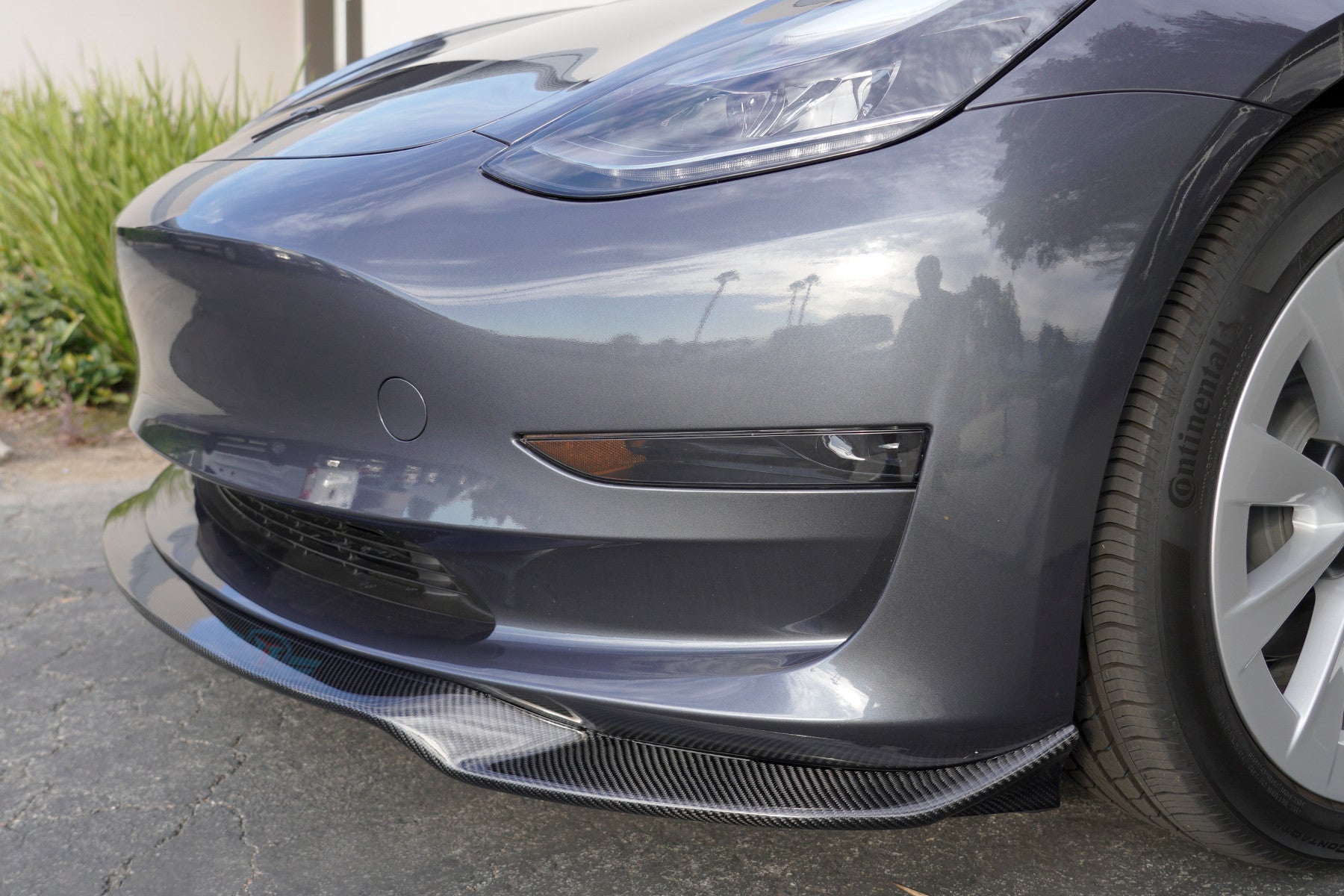 Tesla Model 3 ATS Style Genuine Carbon Fiber Front Lip | FYBR Aero