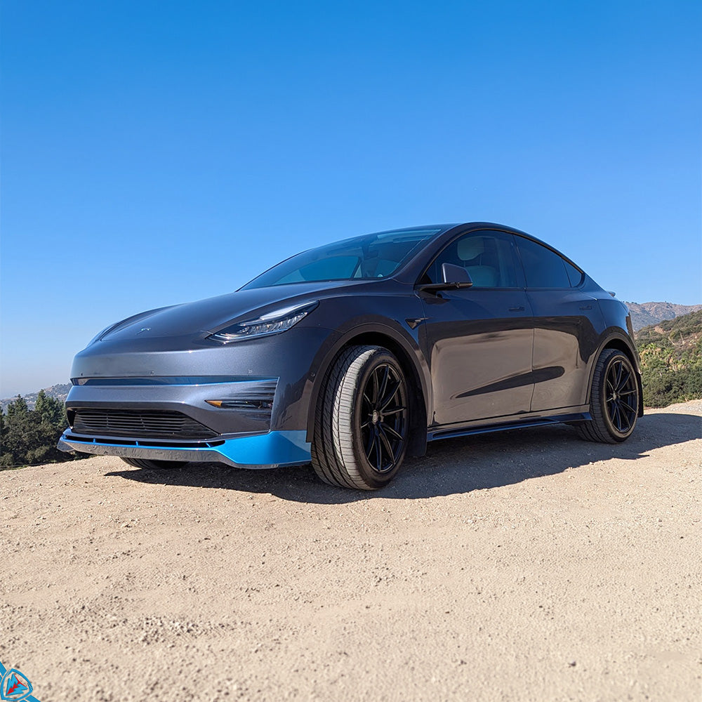 2020-2024 Tesla Model Y (1st-Gen) Aero Style Polypropylene Front Bumper & Lip Kit | CUSTUNING