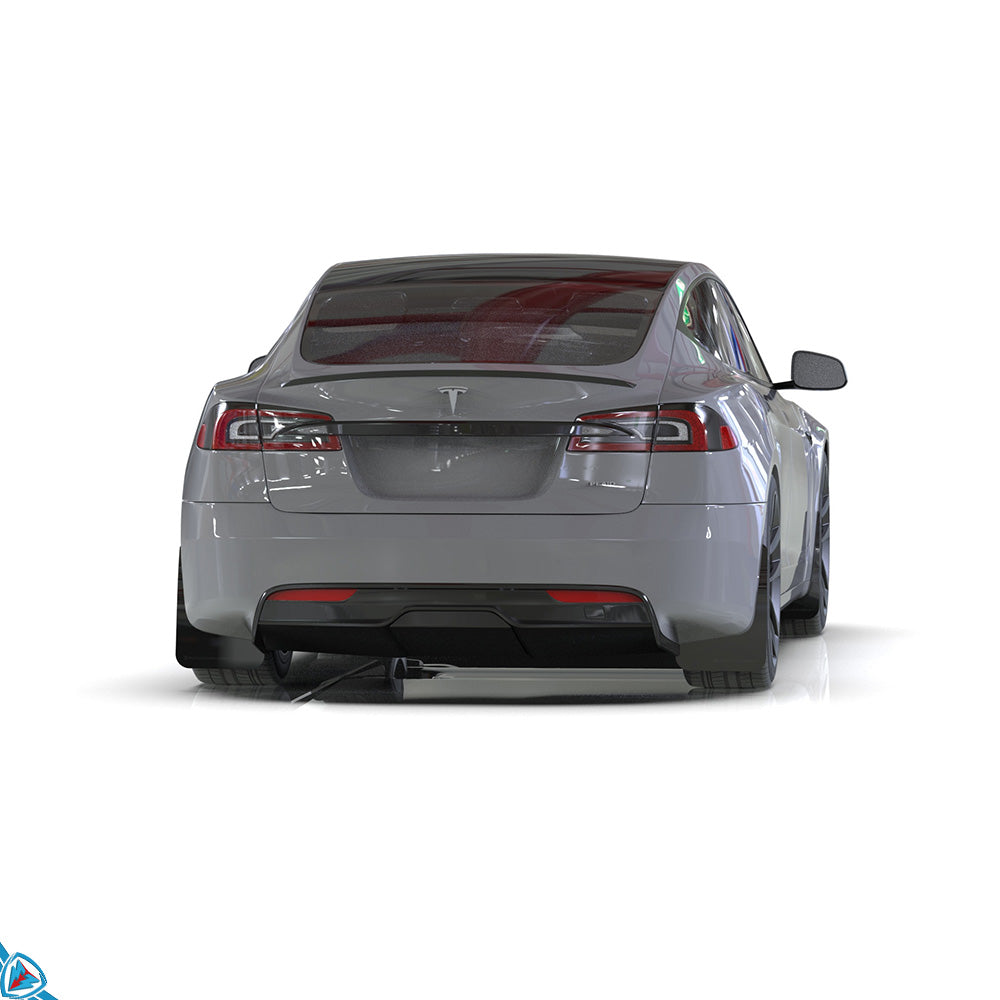 2021-2026 Tesla Model S (Palladium) Polyurethane Mud Flaps | Rally Armor