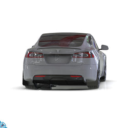 2021-2026 Tesla Model S (Palladium) Polyurethane Mud Flaps | Rally Armor