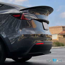 2020-2025 Tesla Model Y (1st-Gen) AGX Style Dry Carbon Fiber Trunk Spoiler | FYBR Aerodynamics