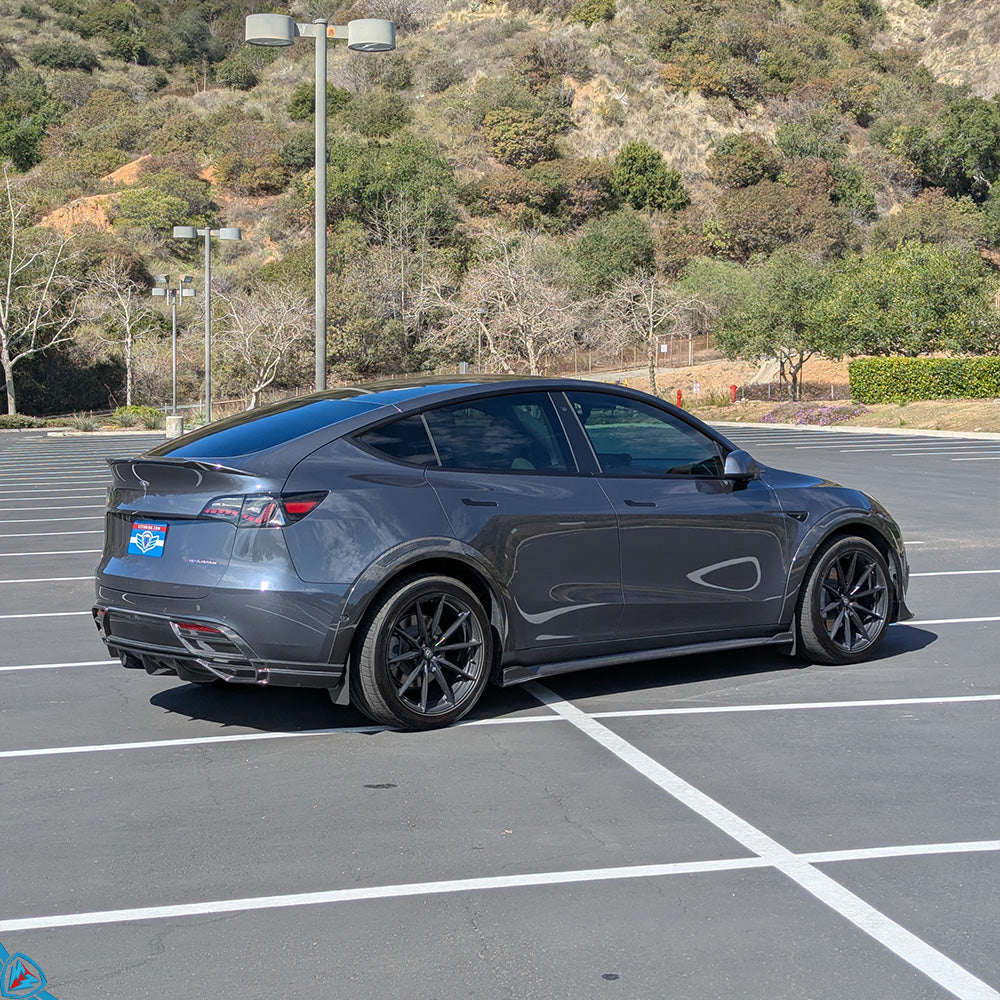 2020-2025 Tesla Model Y (1st-Gen) SDX Style Dry Carbon Fiber Fender Flares | FYBR Aerodynamics