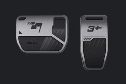 2017-2024 Tesla Model 3 & Model Y (MK1) Modern Aluminum Alloy Pedal Set | HALOBLK